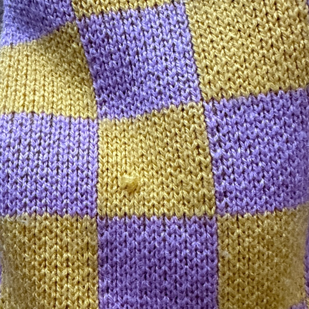 RAGGED CHECKERED Sweater - Picture 4 of 4